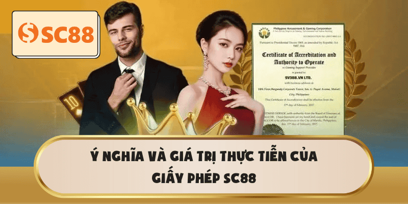 Ý nghĩa và giá trị thực tiễn của giấy phép SC88